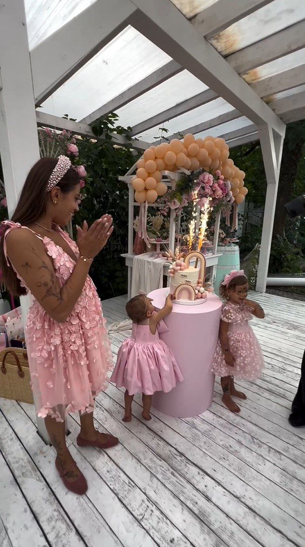 Przyjęcie urodzinowe córek Mai Hyży