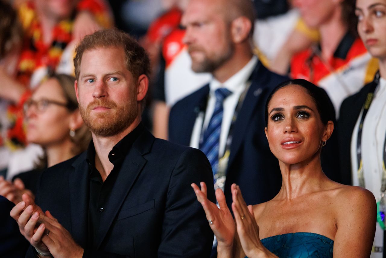 Meghan Markle and Prince Harry during Invictus Games 2023