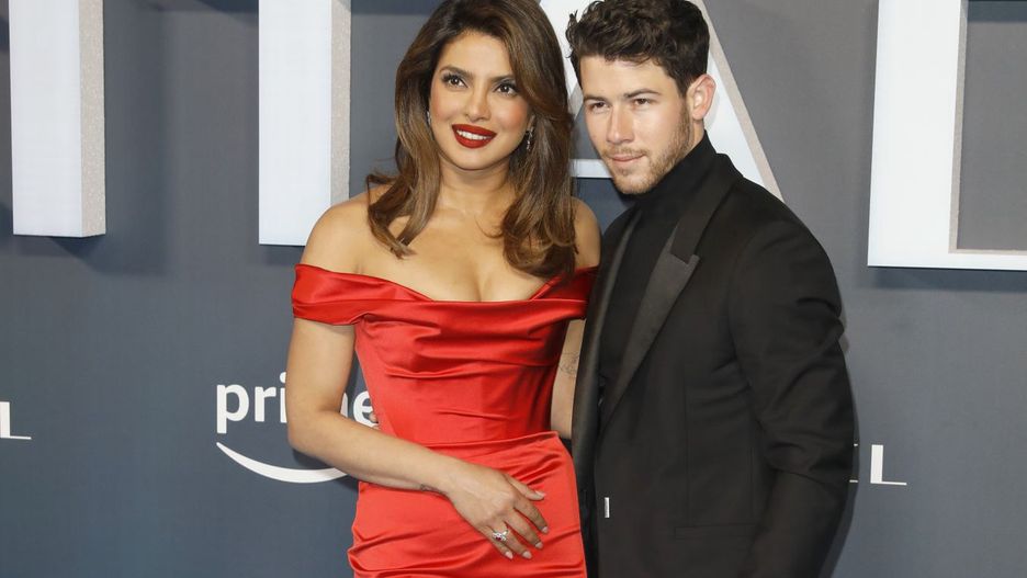 Priyanka Chopra i Nick Jonas na premierze serialu "Cytadela"