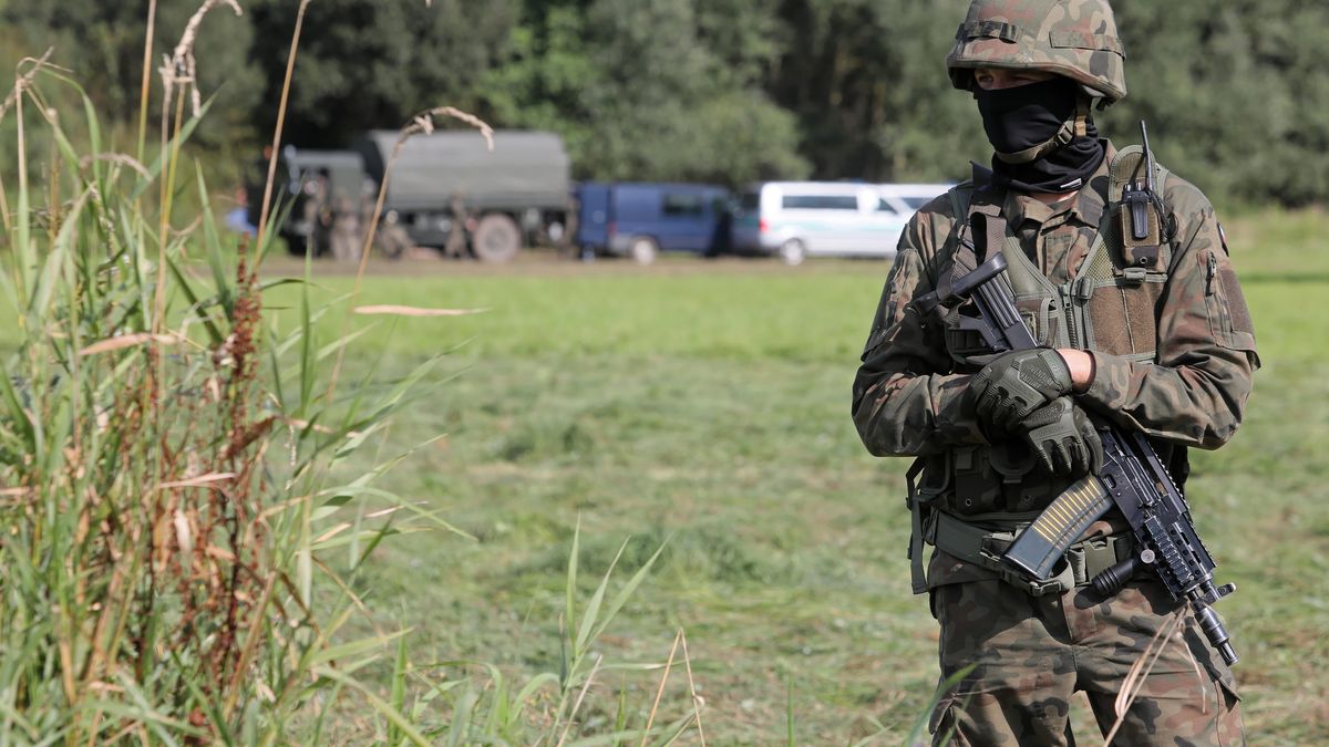 W Usnarzu Górnym pojawiło się wojsko i straż graniczna 