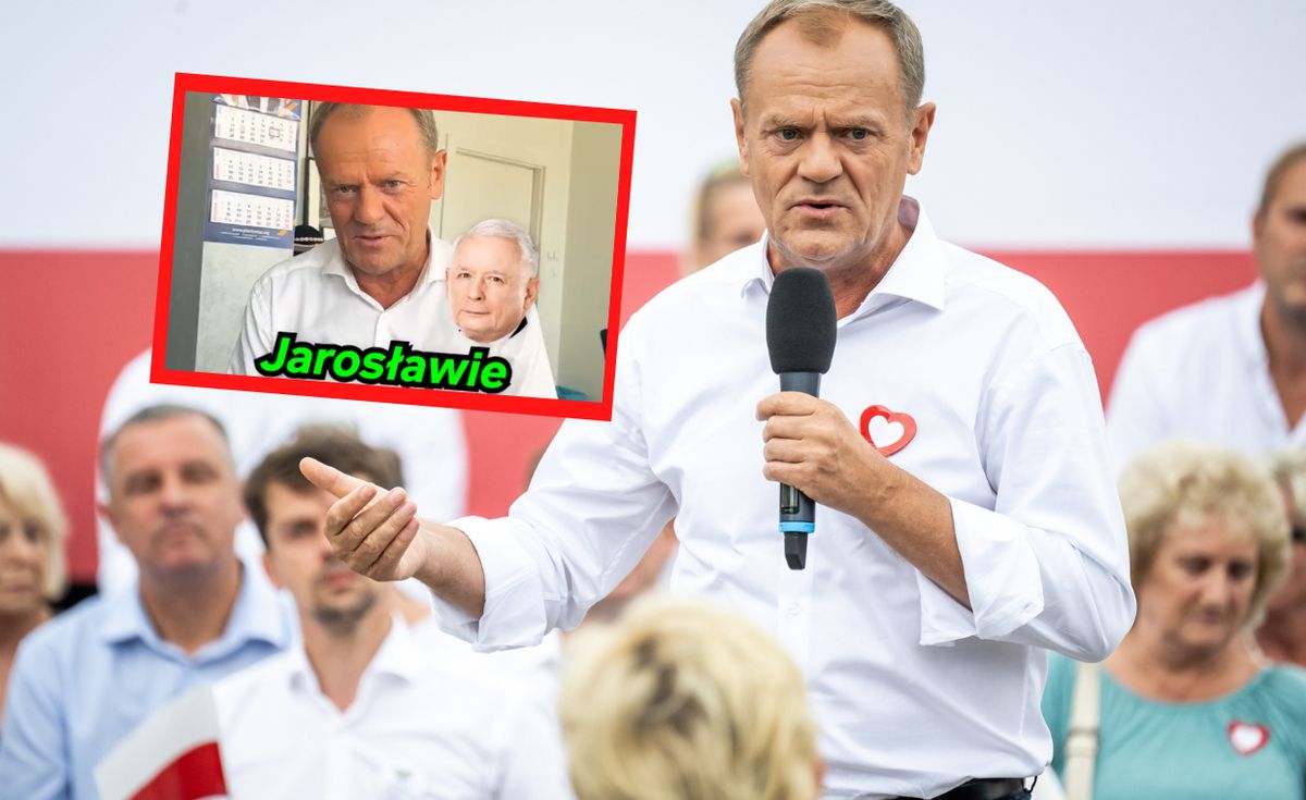 Donald Tusk wzywa Jarosława Kaczyńskiego do debaty