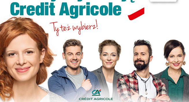 „Polacy wybierają Credit Agricole” - Karolina Gruszka reklamuje bank Credit Agricole (wideo)