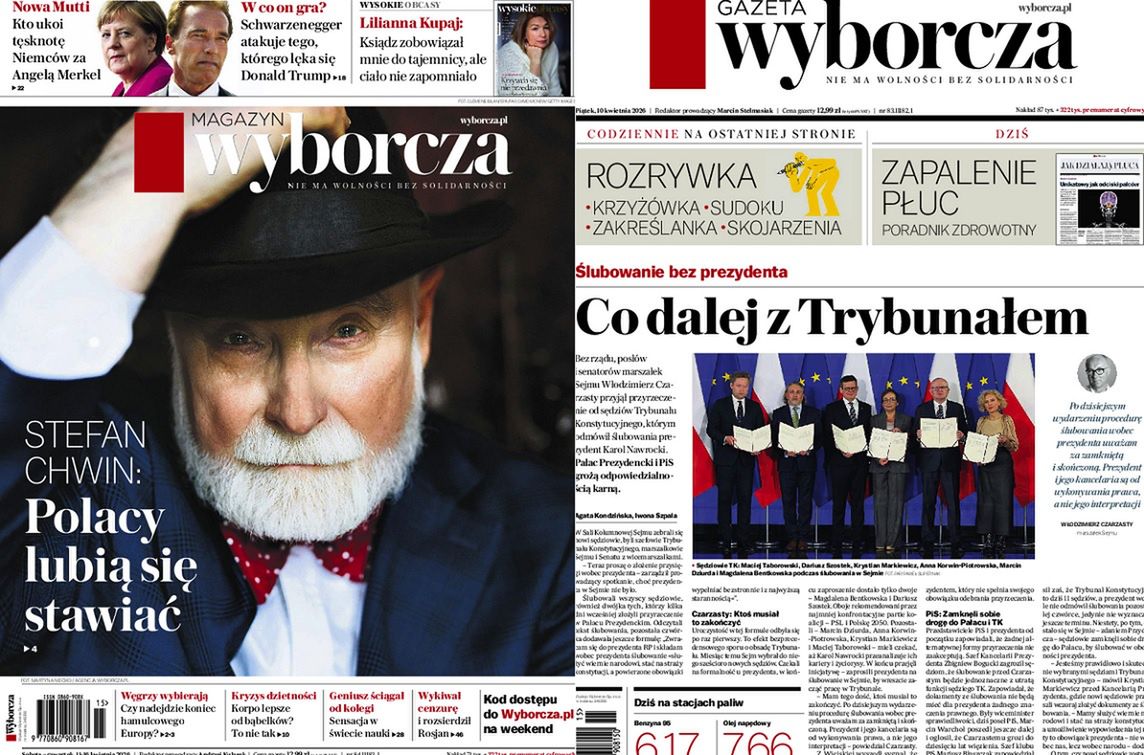 Więcej za "Gazetę Wyborczą". Zdrożały wszystkie wydania