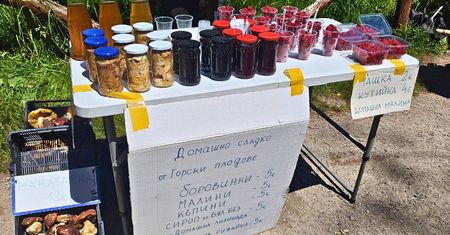 Maliny za euro, dżemy bez etykiet. Zajrzałam do słoików przy bułgarskim szlaku