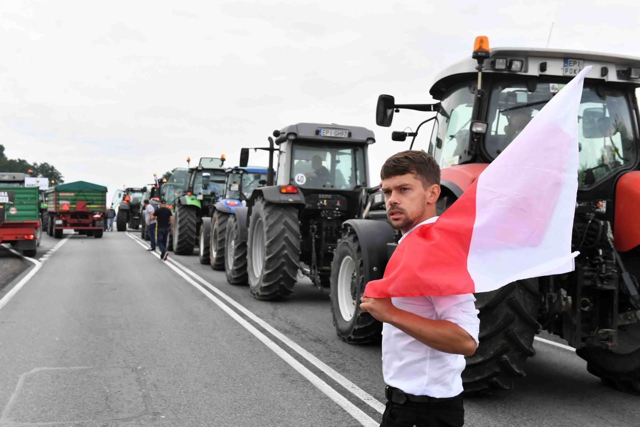 Kołodziejczak z Agrounii ostro odpowiada dziennikarce TVP Info. "Zakłamujecie rzeczywistość"