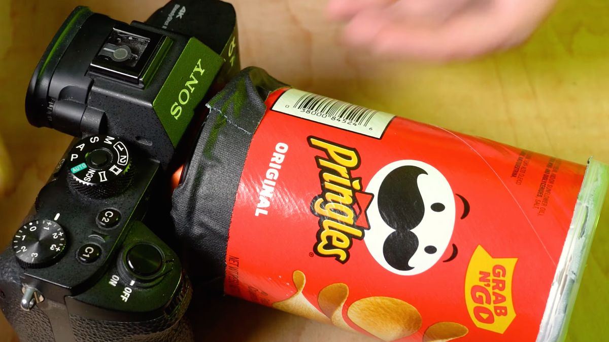 Wystarczyło mu pudełko po chipsach, by zrobić obiektyw. To się nazywa kreatywność! 1