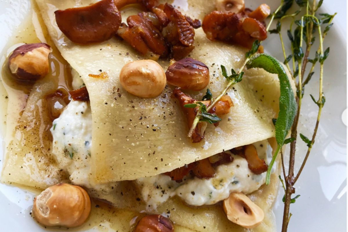 Kurki i ravioli