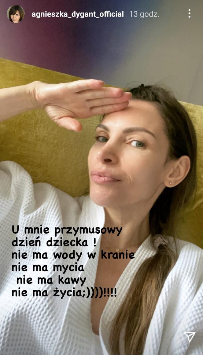 Agnieszka Dygant pokazała się fanom bez makijażu