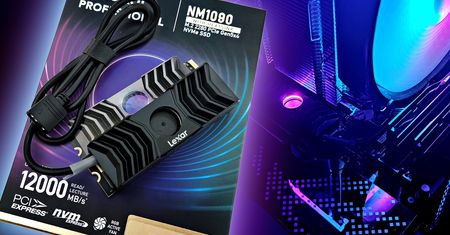 Piekielnie szybki i piekielnie gorący. Test dysku Lexar NM1090 pod PCIe 5.0