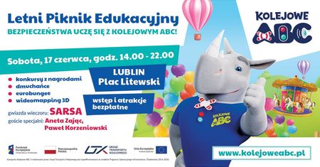 Letni Piknik Edukacyjny Kampanii Kolejowe ABC II w Lublinie