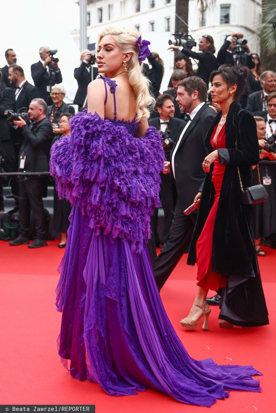Caroline Derpienski w Cannes