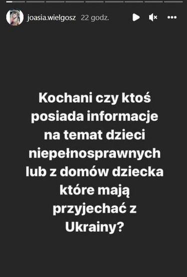 Joanna ogłosiła, że szuka osób potrzebujących noclegu 