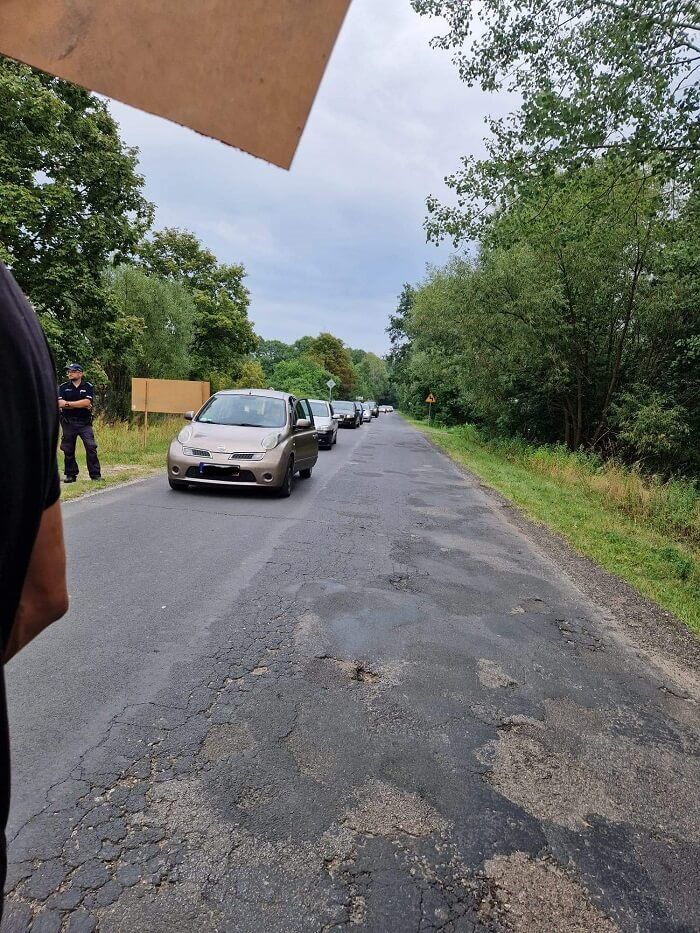 Protest mieszkańców Nowej Jedlanki