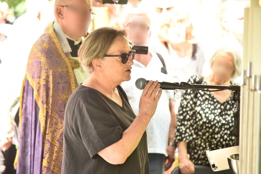 Agnieszka Holland wygłosiła przemowę na pogrzebie Jerzego Stuhra