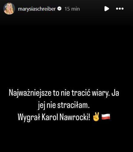 Schreiber komentuje wygraną Nawrockiego
