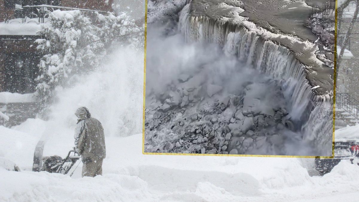 Nie do wiary, co stało się z wodospadem Niagara. Nagranie obiegło sieć