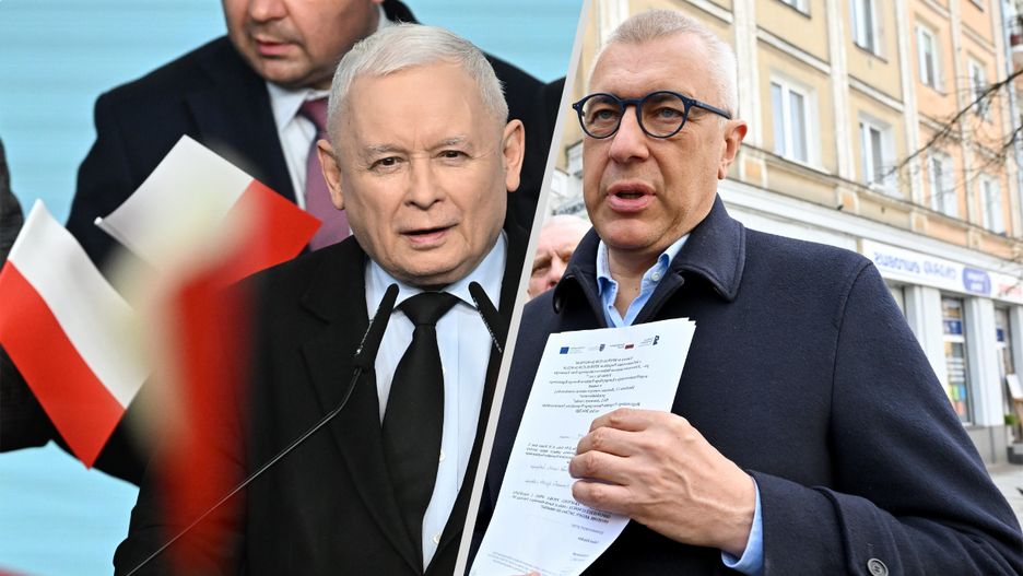 Jarosław Kaczyński i Roman Giertych