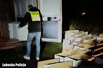 Żary: Kontrabanda warta kilka milionów ukryta w czterech busach
