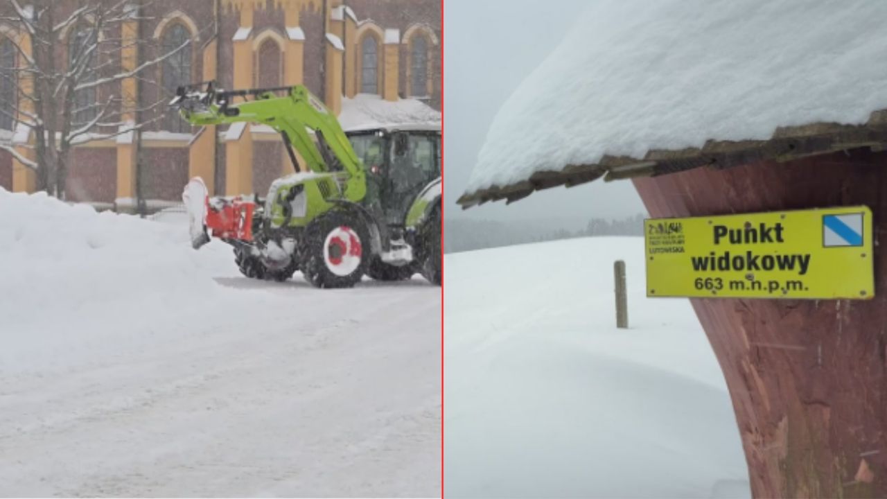 1,5 m śniegu w Bieszczadach. Pierwszy stopień zagrożenia lawinowego