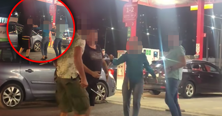 Skandaliczne sceny na stacji paliw. W ruch poszły pięści i pałki