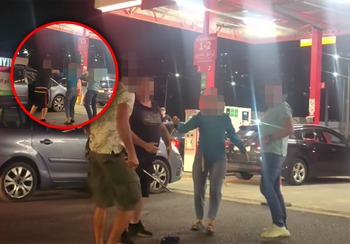 Skandaliczne sceny na stacji paliw. W ruch poszły pięści i pałki