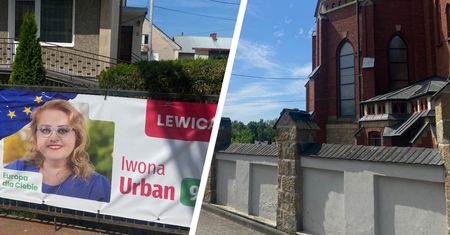 Księża szantażują mieszkańców? Mają ściągać banery Lewicy.
