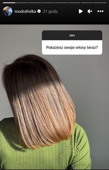 Oliwia Ciesiółka chwali się metamorfozą