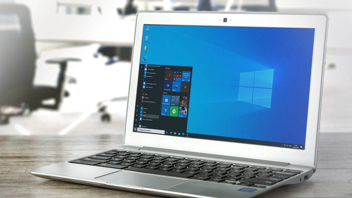 Laptop z systemem Windows