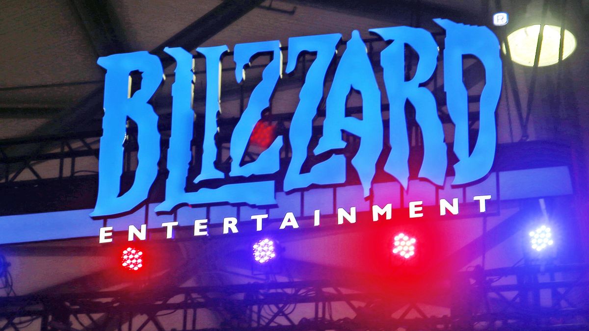 SHANGHAI, CHINA - AUGUST 1, 2021 - The Blizzard Entertainment booth at Chinajoy China Digital Interactive Entertainment Expo on August 1, 2021 in Shanghai, China. January 19, 2022 - Microsoft will buy Activision Blizzard for $68.7 billion, the largest acquisition in corporate history. When the deal closes, Microsoft will become the world's third-largest gaming company behind Tencent and SONY. (Photo credit should read Xing Yun / Costfoto/Future Publishing via Getty Images)