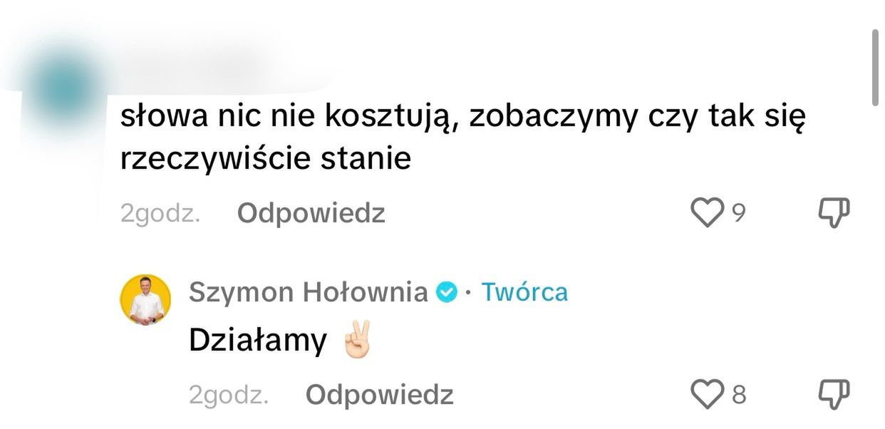 Lawina komentarzy pod nagraniem Szymona Hołowni