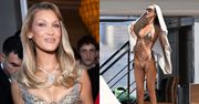 Bella Hadid w metalicznym bikini byczy się na jachcie, prezentując ultrawąską talię (FOTO)