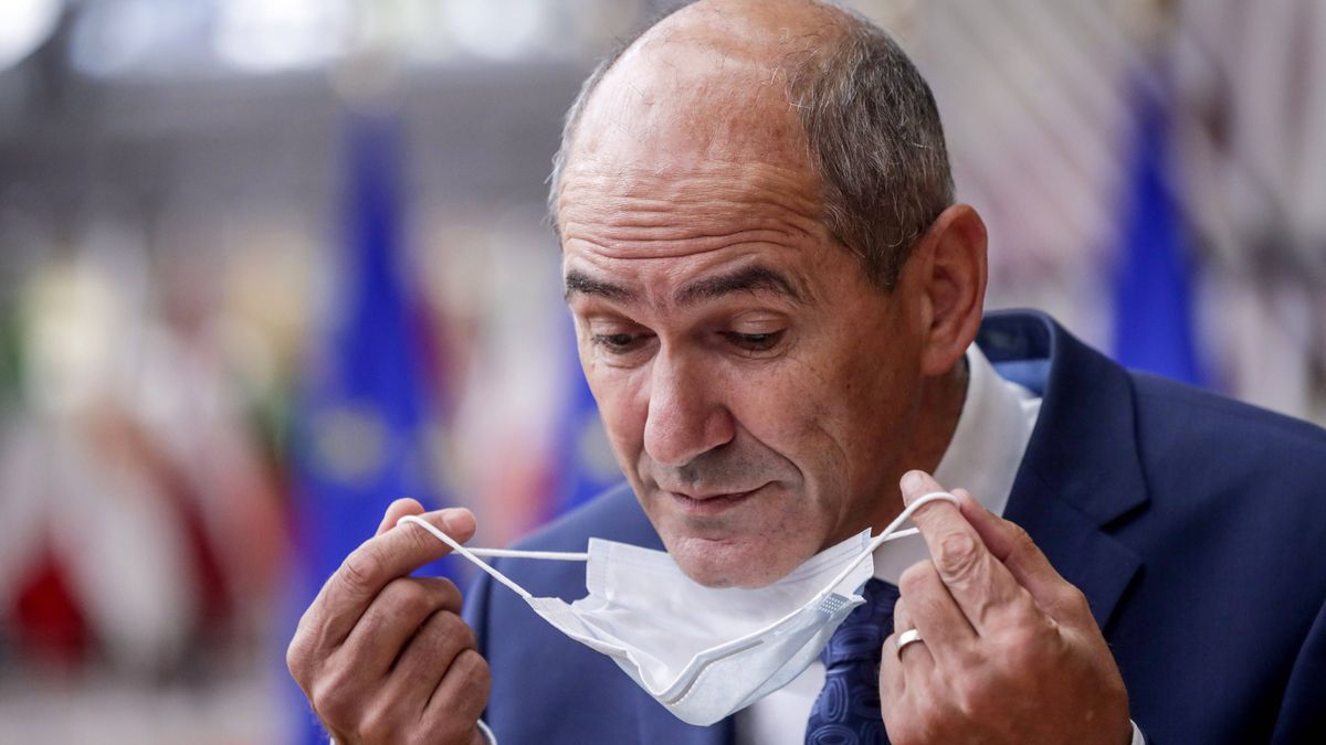 Premier Słowenii Janez Jansa 