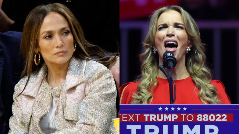 Jennifer Lopez wyśmiana podczas wiecu Donalda Trumpa