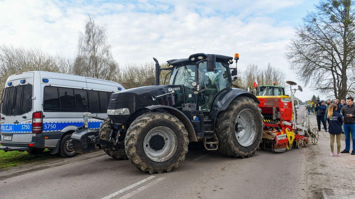 Protest rolników w Hrubieszowie
