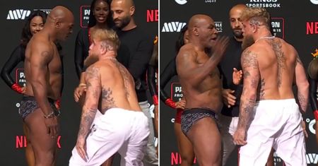 Zawrzało! Mike Tyson uderzył Jake'a Paula. Jest wideo
