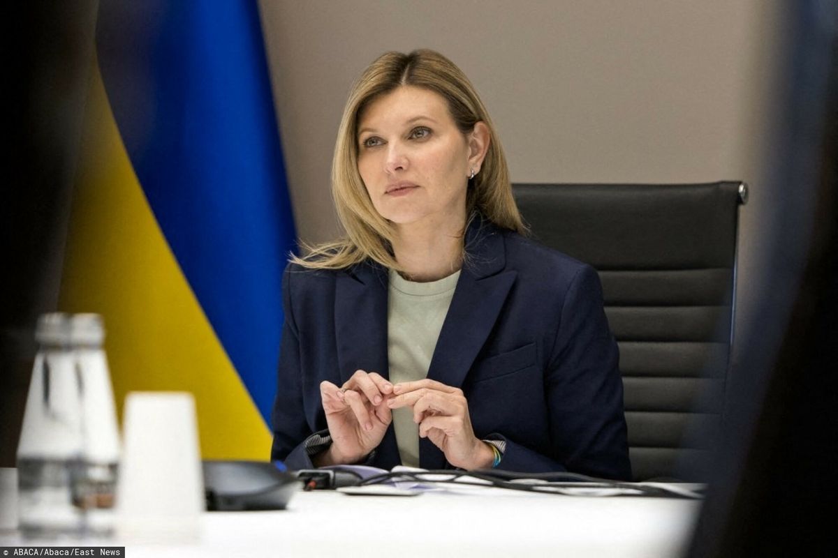 Na zdjęciu: żona prezydenta Ukrainy Ołena Zełenska 