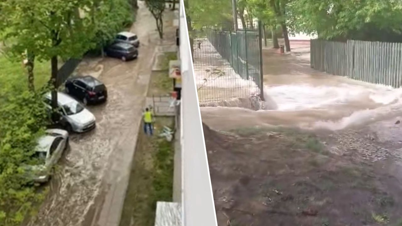 Ulice w mieście popłynęły. Potężna awaria w Łodzi