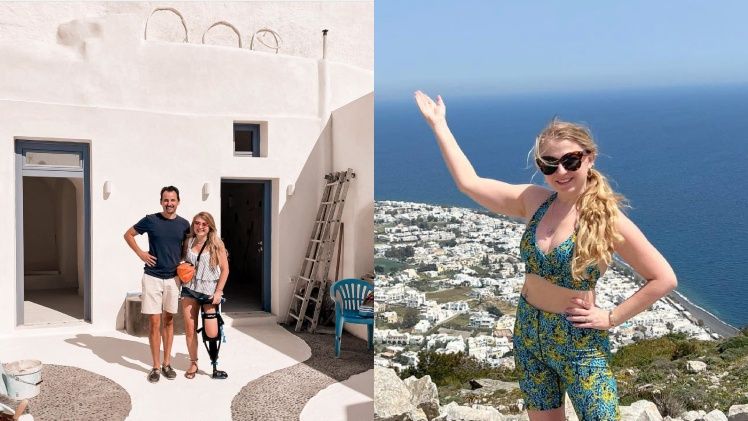 Mama Ginekolog ma do wynajęcia eksluzywną jaskinię w Santorini