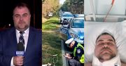Dziennikarz TVP trafił do szpitala! "Poszło 11 żeber". Kierowca uciekł z miejsca wypadku