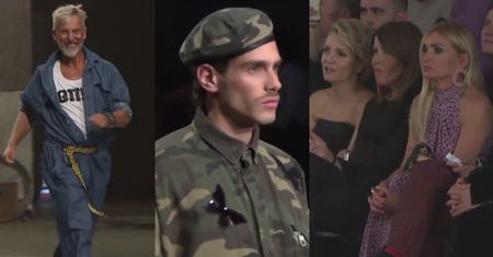 Mundur polowy, falbany i cekiny. Tak wyglądał ostatni pokaz Roberta Kupisza