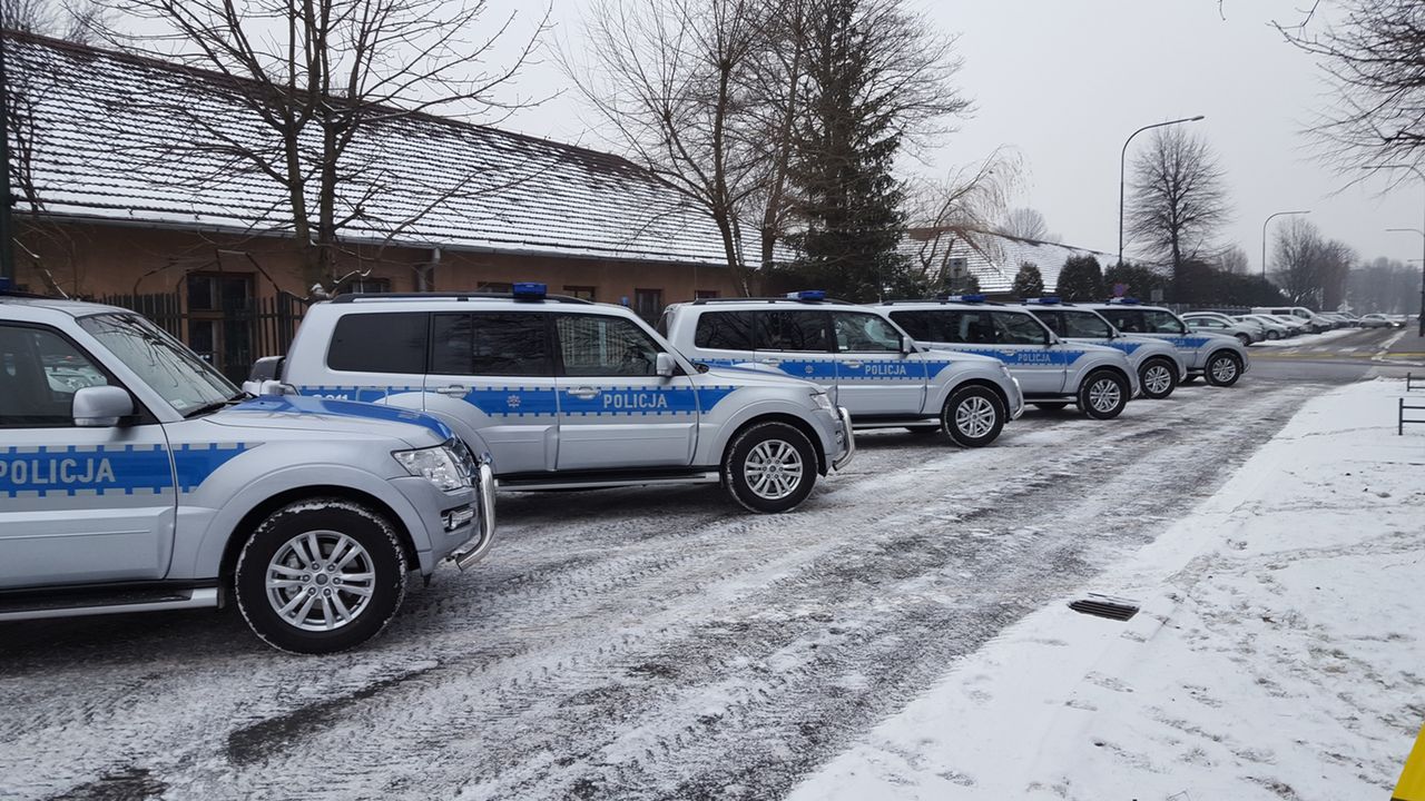 Mitsubishi Pajero we flocie małopolskiej policji