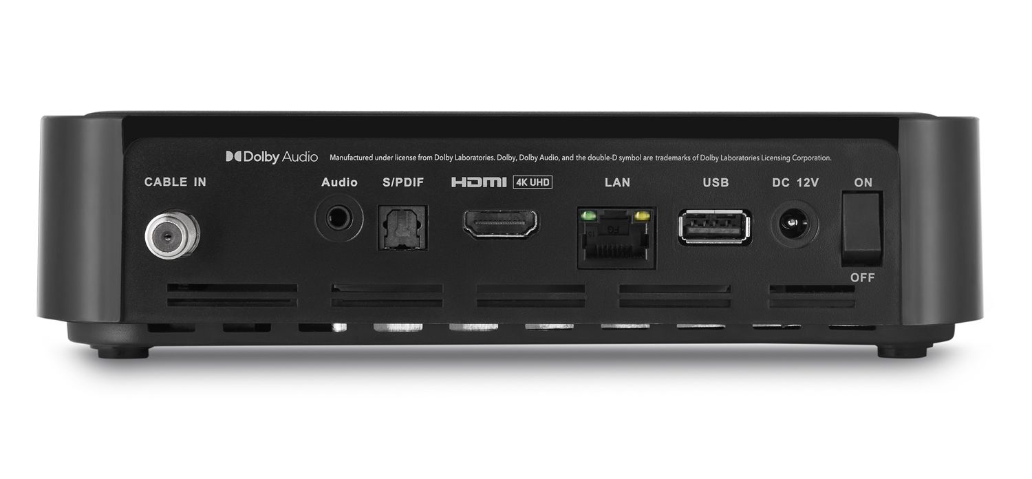 Tylna część nowego dekodera