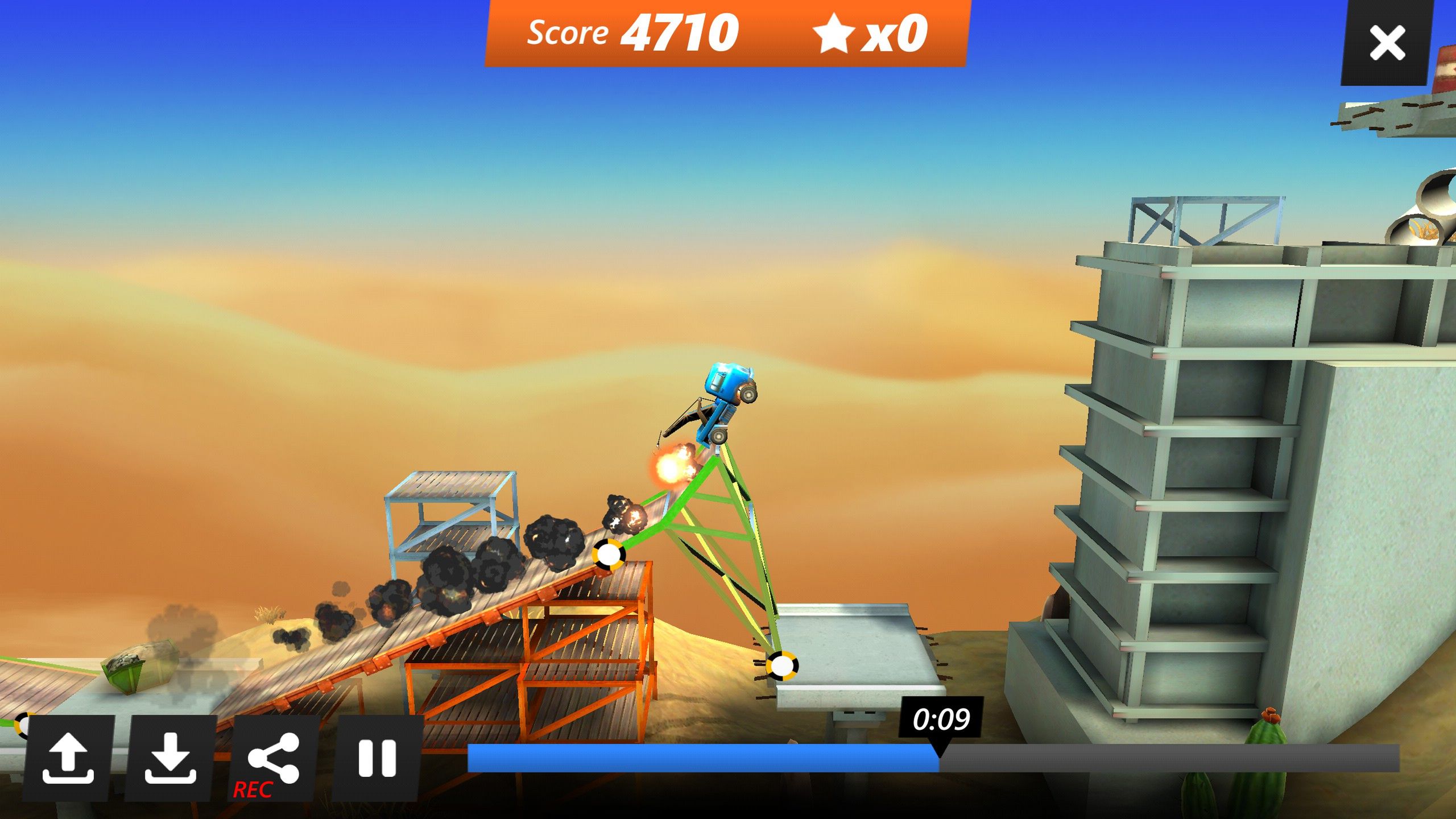 Połączyli symulator i zręcznościówkę i wyszło z tego całkiem niezłe dzieło. Recenzja gry Bridge Constructor Stunts 5