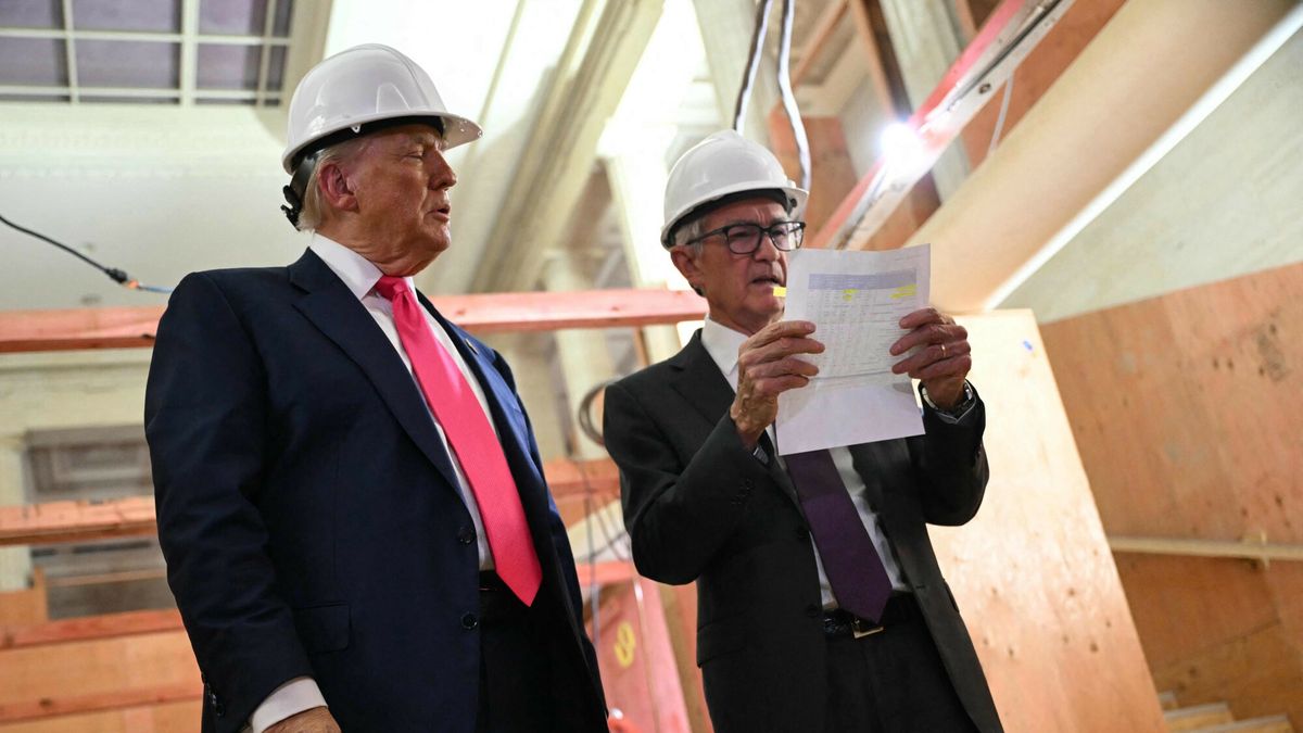 Donald Trump i Jerome Powell