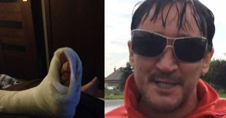 Michał Wiśniewski złamał sobie nogę przy kręceniu splasha?