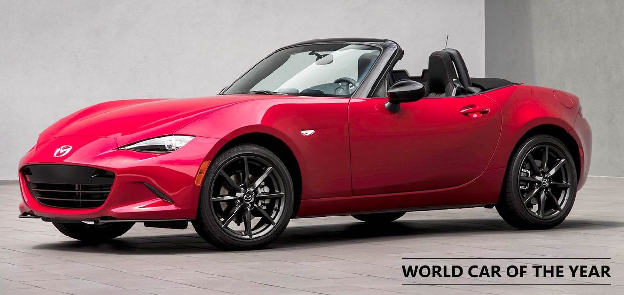 Dwie nagrody dla Mazdy MX-5 w konkursie World Car of the Year 2016