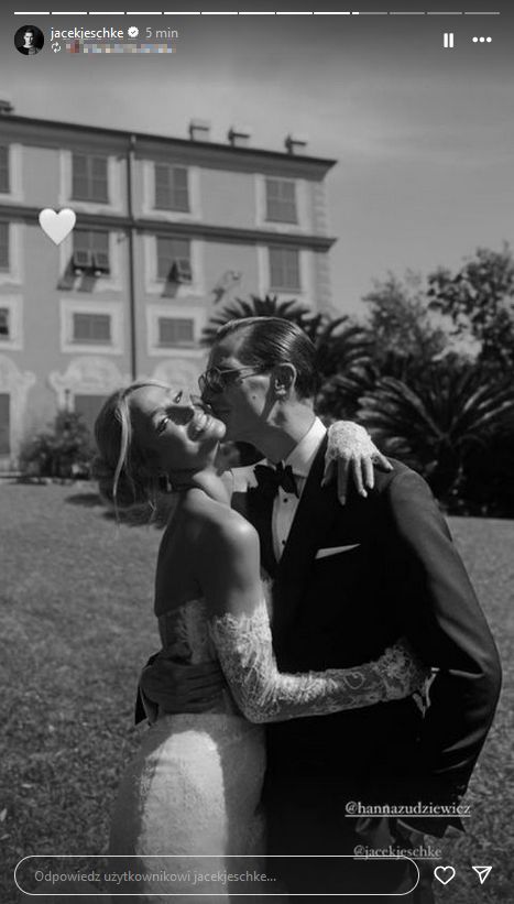 Ślub Hanny Żudziewicz i Jacka Jeschke. Tancerka miała na sobie dwie kreacje