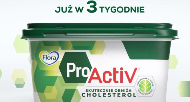 Unilever przeprasza producenta Optimy za naruszającą prawo reklamę Flora ProActiv o obniżeniu cholesterolu (wideo)