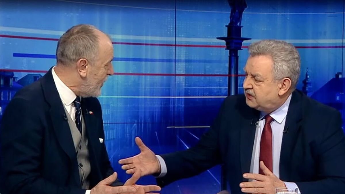 Jan Mosiński (PiS) i Kazimierz Kleina (KO) starli się w studiu TVP