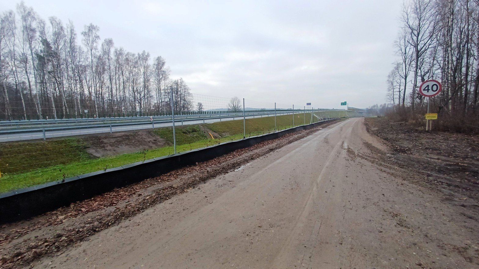 S6: Sławno - Warszkowo na początku grudnia 2025 r.